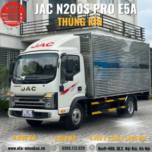 JAC N200S PRO E5A TẢI 1,85 TẤN - Thùng kín