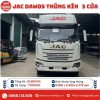 JAC DAWOS 7 TẤN - THÙNG KÍN 10 m CONTAINER 3 CỬA 6 CÁNH ( Nóc cao)